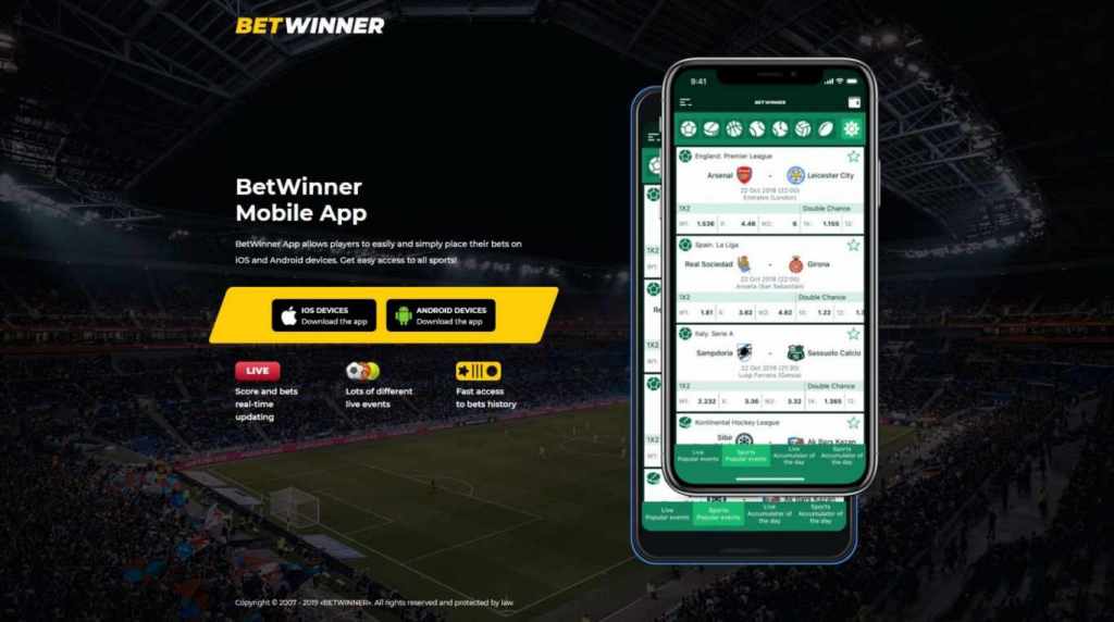 betwinner mobile app