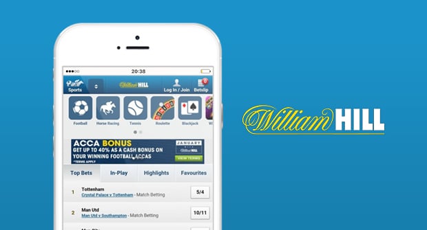 whats my account number william hill app